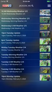 wjtv weather iphone screenshot 3