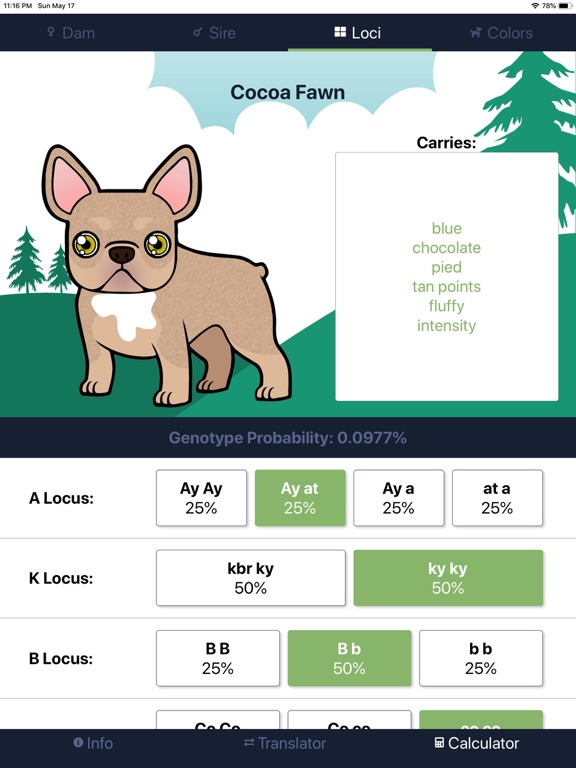 ColorMyFrenchie iPad screenshot 6 - Utilities app