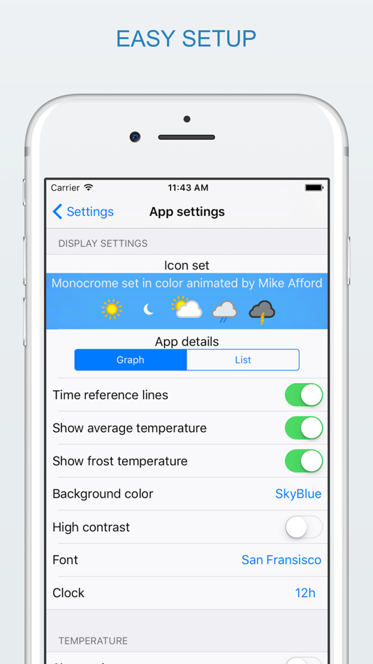 #5. widget weather (iOS) 由: Trond Rossvoll