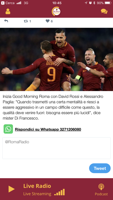 Roma Radio Screenshot 2 - AppWisp.com Roma Radio Screenshot 2 - AppWisp.com
