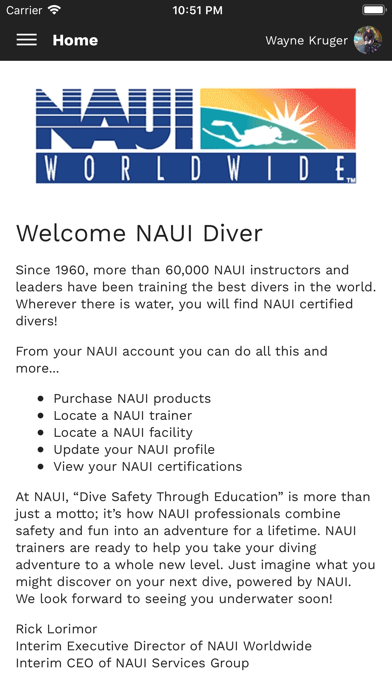 NAUI screenshot 2