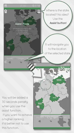Germany Map Puzzle screenshot 3