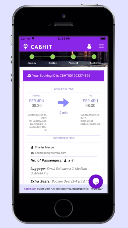 Cabhit: Book UK Airport Taxis screenshot-4
