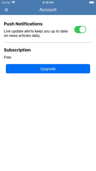 Uplifting News Screenshot