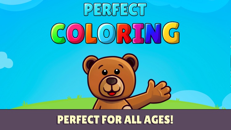 Colouring game kids toddlers