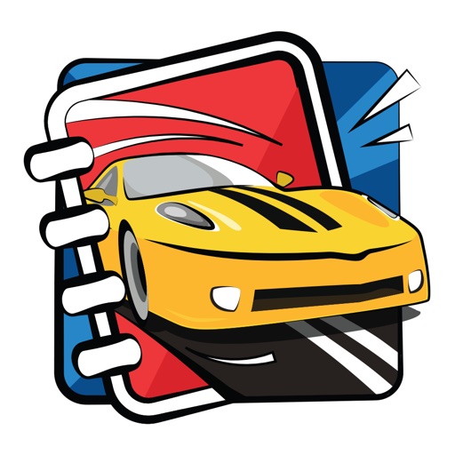 Slot cars icon