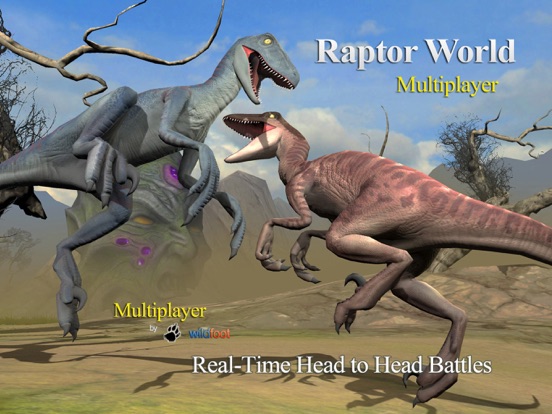 Raptor World Multiplayer iPad screenshot 3 - Games app