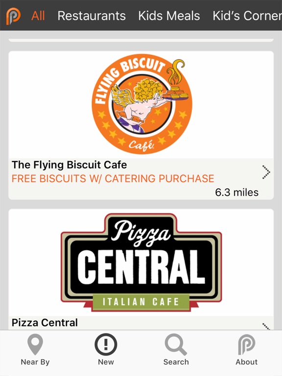Pinpoint Savings iPad screenshot 1 - Lifestyle app