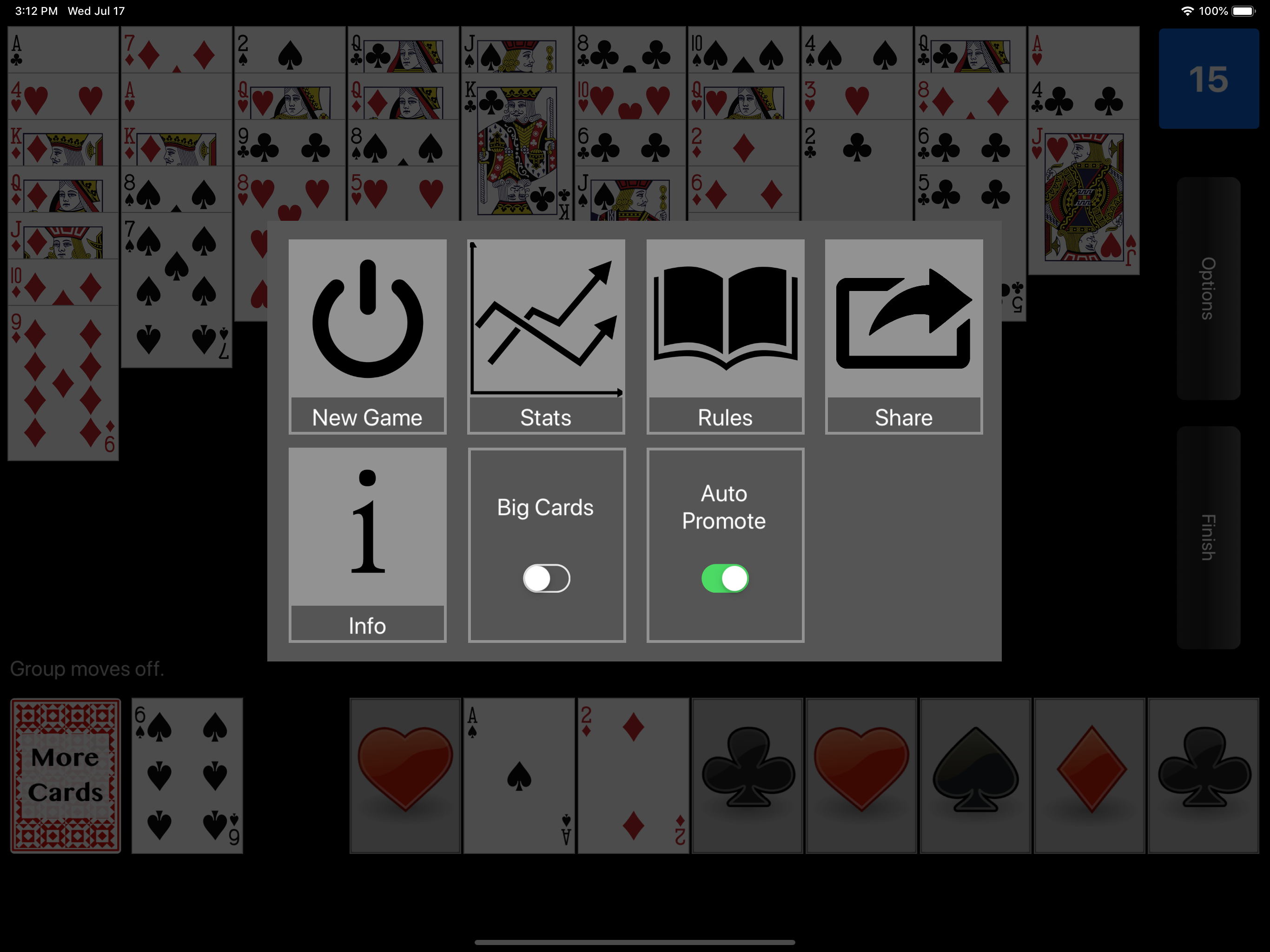 40 Thieves Solitaire screenshot 8
