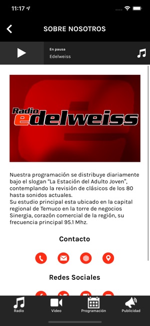 Radio Edelweiss su App Store