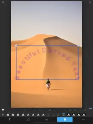 curved text ipad capturas de pantalla 3