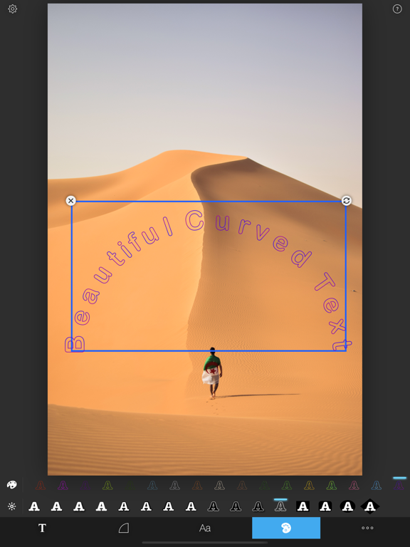 Screenshot #6 pour Curved Text