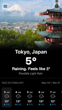 Weather ϟ iPhone image 1