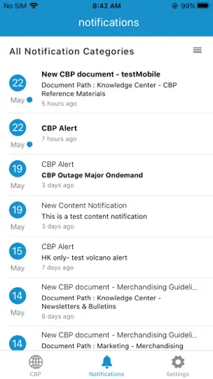 Cbpmobile™ iPhone Screenshot 3