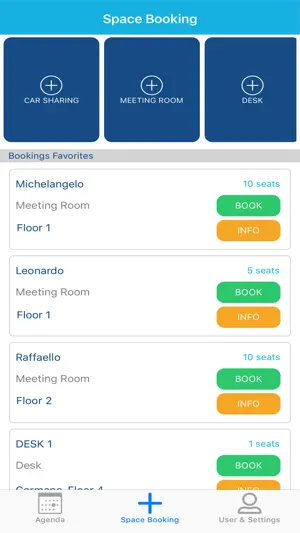 Space Booking Smart screenshot 1