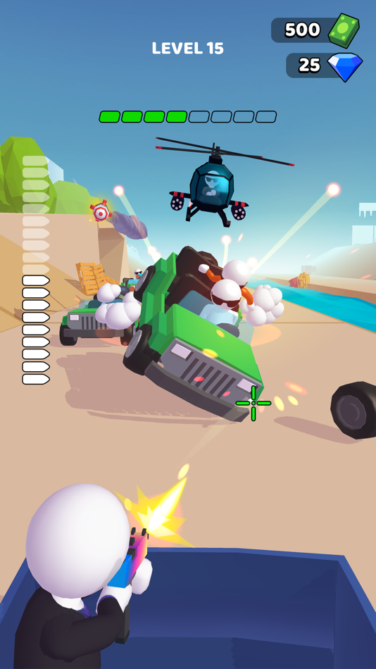 #2. Rage Road - Car Shooting (iOS) 来自: SayGames LTD
