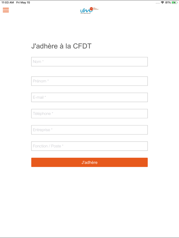 Screenshot #6 pour CFDT UFM