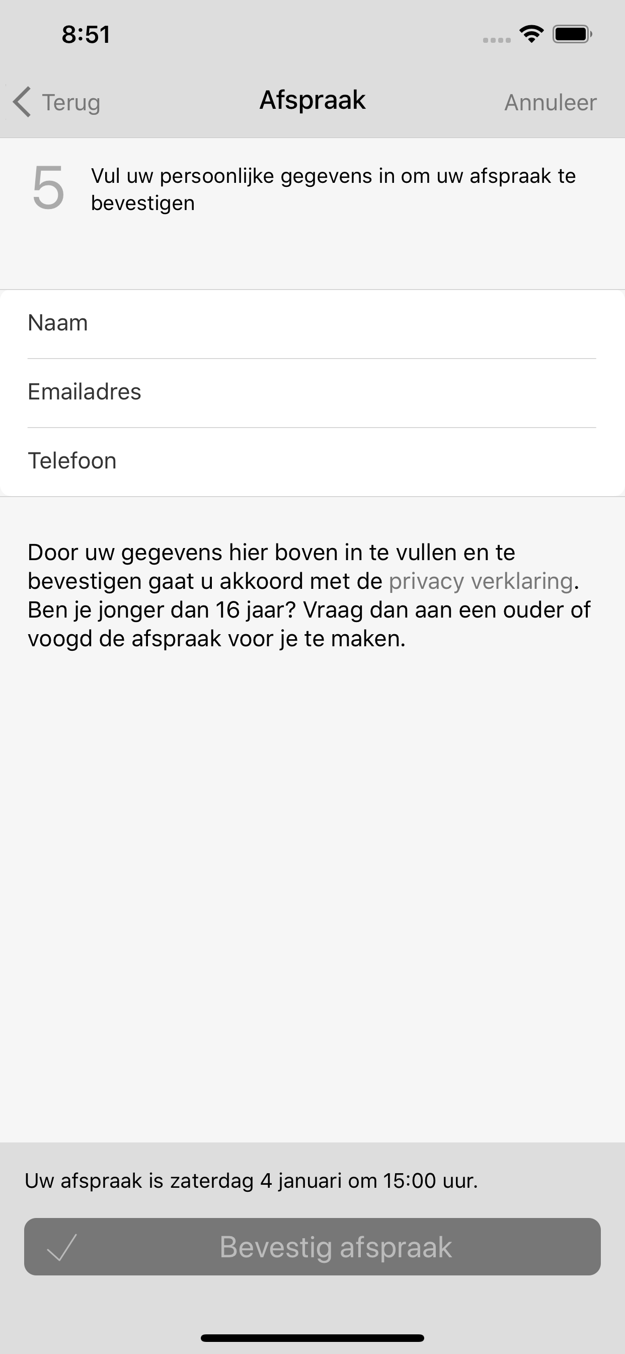 Galjé Kappers screenshot 5