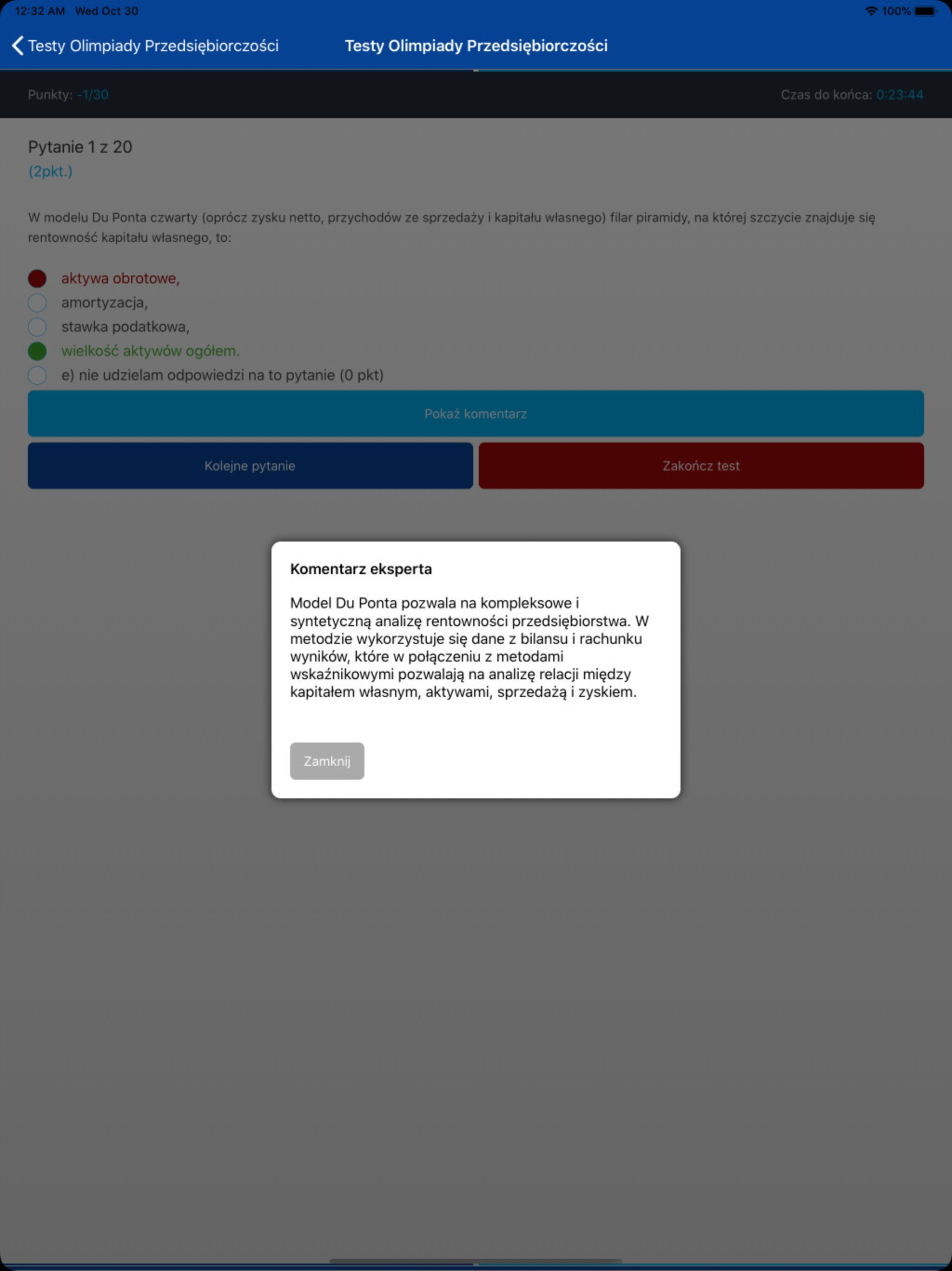 Olimpiada Przedsiębiorczości screenshot 14