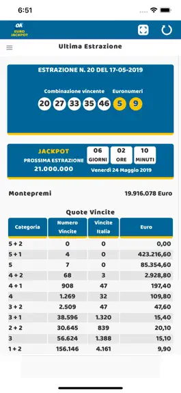 Game screenshot Estrazioni Eurojackpot mod apk