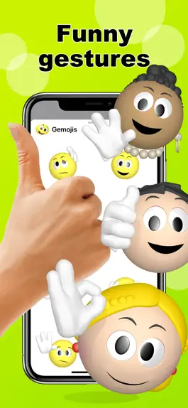 Game screenshot Emoji + gestures > Gemojis mod apk