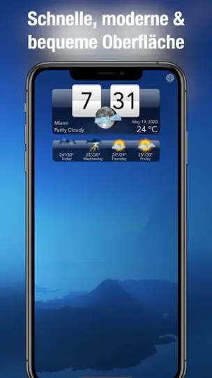 Screenshot von Wetter HD Live + auf dem iPhone 3