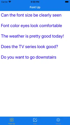 Font Up screenshot 1