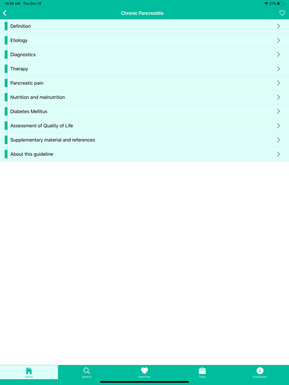 Screenshot #5 pour Pancreas Guidelines