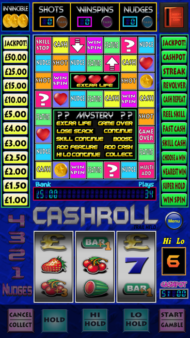 CashRoll Pub Fruit Machine Screenshot
