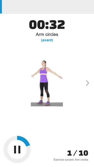 Screenshot #3 pour Echauffement et étirements