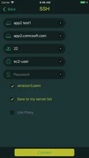 iterminal - ssh telnet client iphone resimleri 3