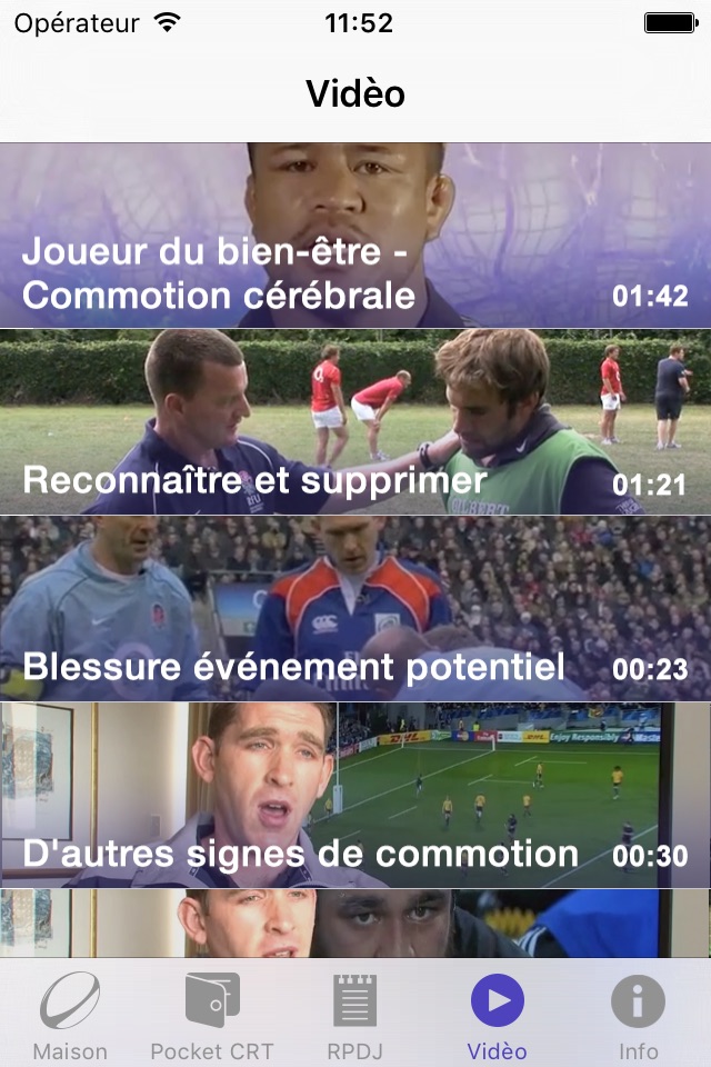 Rugby Concussion Management screenshot 4