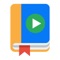 Audio Book Builder help you to generate, play, save and share video from your book and your voice