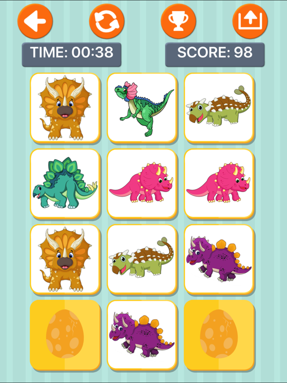 Dinosaur Memory Games for Kidsのおすすめ画像4