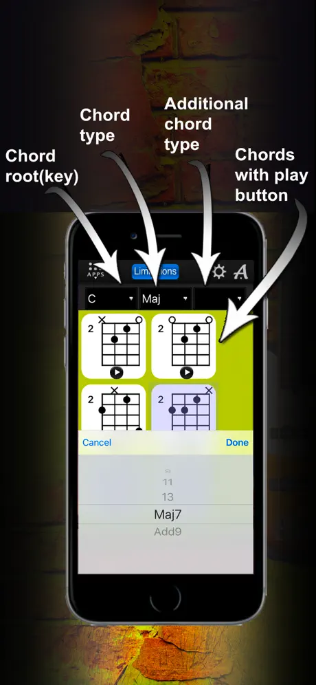 Bass Chords Compass Lite