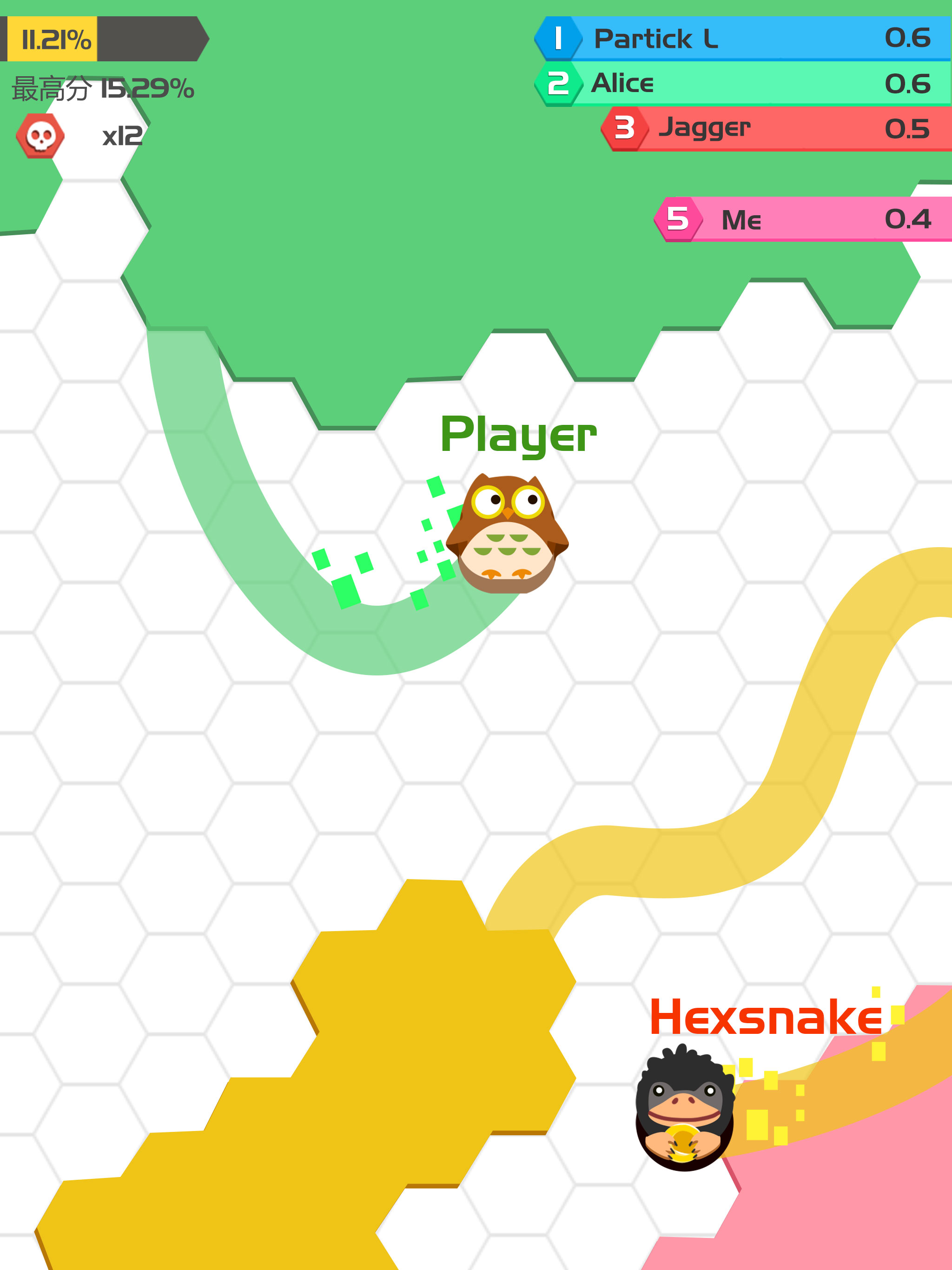 Hexsnake io-Challenge friends