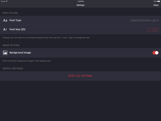 The Rite of Passion Week iPad screenshot 5 - Reference app