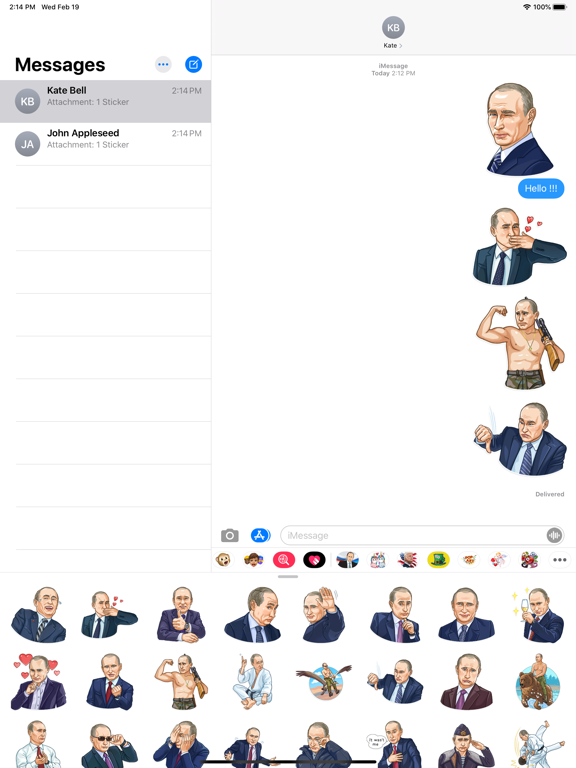 Vladimir Putin Stickers