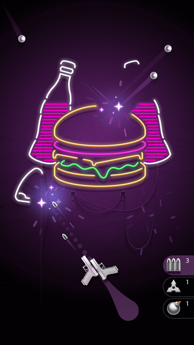 Screenshot #1 pour Hit the Light - Neon Shooter