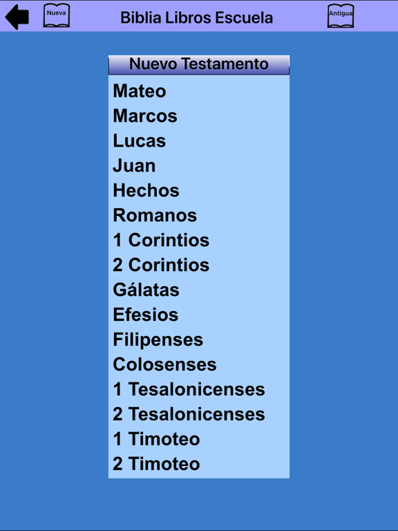 Aprenda Libros de la Biblia iPad screenshot