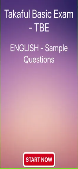 Game screenshot TBE Takaful Exam - English mod apk