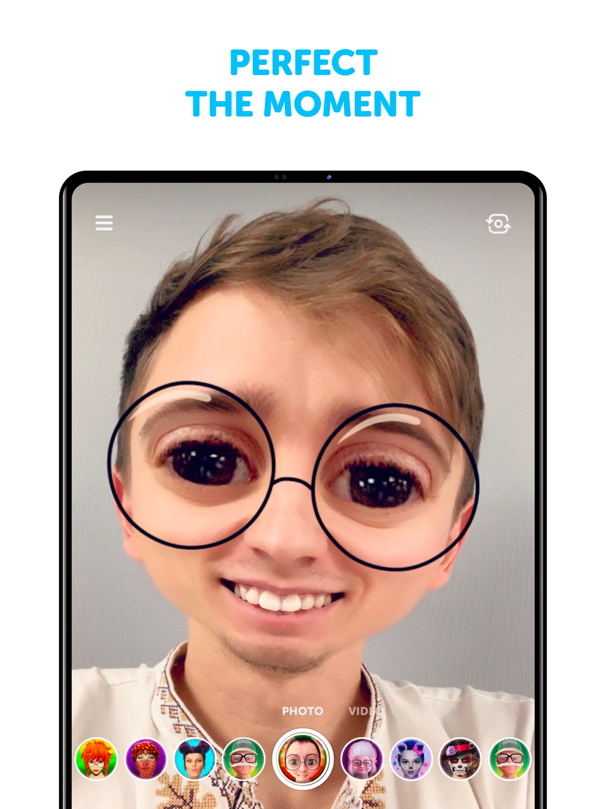 Selfish - Funny Face Masks ipad screenshot 1