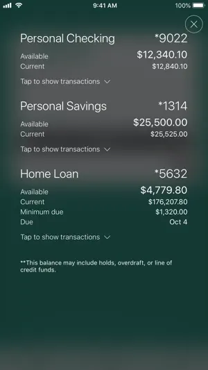 Triangle CU Mobile Banking screenshot 1