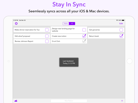 Screenshot #3 for Notions Task Manager