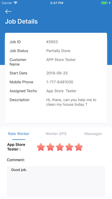 AI-FM Customer App Screenshot
