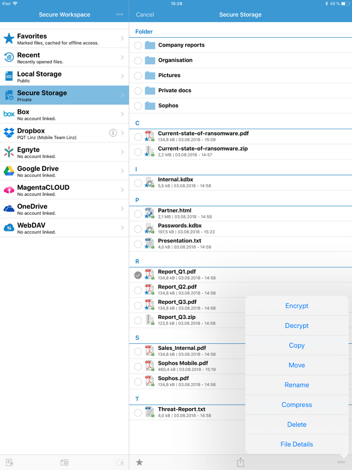 Sophos Secure Workspace