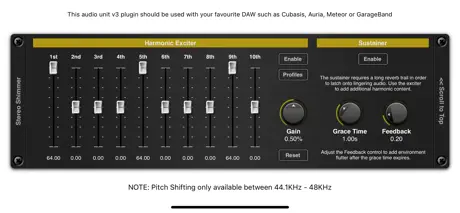 Shimmer AUv3 Audio Plugin