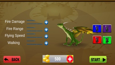 Dragon Simulator fighting Aren iPhone screenshot