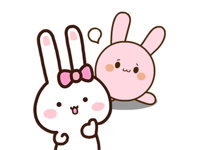 Animated Bunnies Stickers