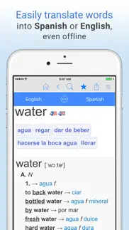 english-spanish dictionary. iphone screenshot 1